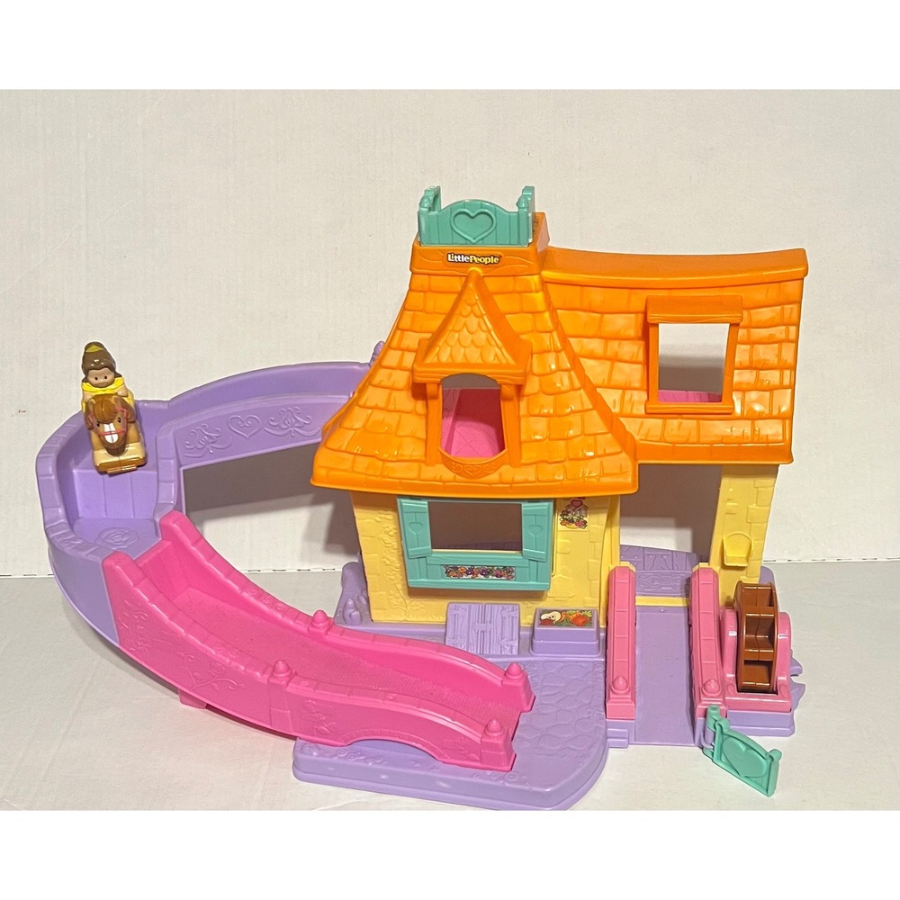 Fisher Price Little People Disney Princess Belles Cottage Klip Klop Horse Figure